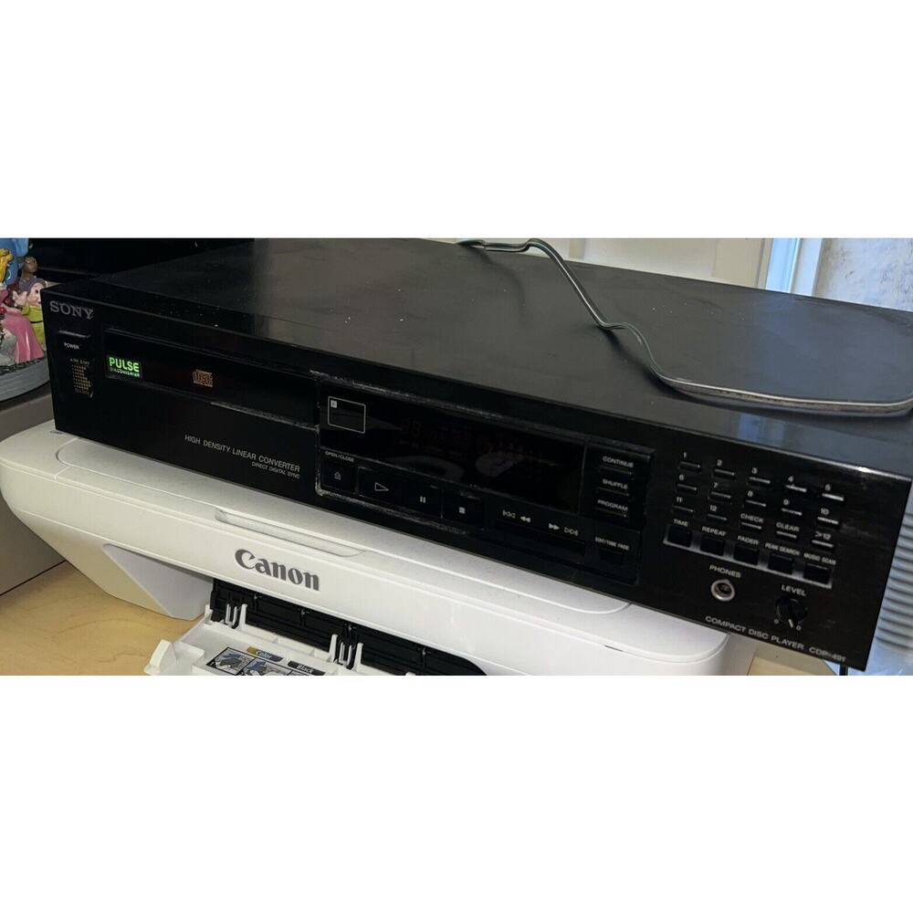 Sony CDP-297 Single CD Player - HiFi High Density - No Remote - TESTED